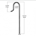 Metal Lily pipes for aquarium