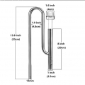 Metal skimmer for aquarium