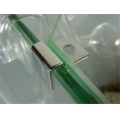  Stands,Fish Tank Glass Cover Clip Support Holder,4PCs Stainless Steel Aquarium Glass Cover Lid Bracket - Non-Slip and D