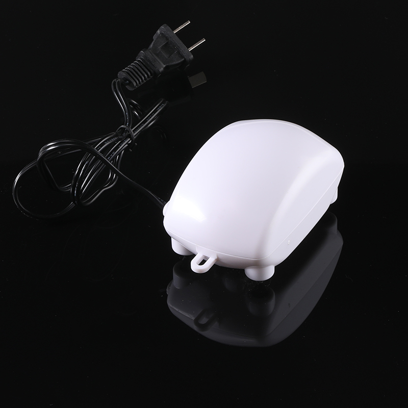 Aquarium Air Pump Dual Outlet with Accessories for Up to 100 Gallon Tank