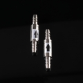 Glass Aquarium Supply Accessories, CO2 Diffuser CO2 Drop Checker CO2 Bubble Counter Check Valve for Aquarium Planted Tan