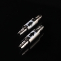 Glass Aquarium Supply Accessories, CO2 Diffuser CO2 Drop Checker CO2 Bubble Counter Check Valve for Aquarium Planted Tan
