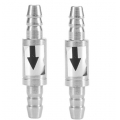 Glass Aquarium Supply Accessories, CO2 Diffuser CO2 Drop Checker CO2 Bubble Counter Check Valve for Aquarium Planted Tan