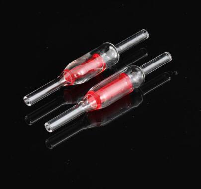 Aquarium Air Pump Check Valves Red/Clear Clear Plastic One Way Non-Return Check Valve for Fish Tank