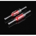 Aquarium Air Pump Check Valves Red/Clear Clear Plastic One Way Non-Return Check Valve for Fish Tank