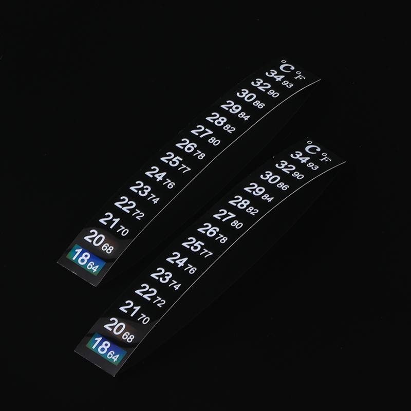  Liquid Crystal Vertical Aquarium Thermometer