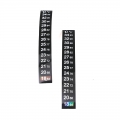  Liquid Crystal Vertical Aquarium Thermometer