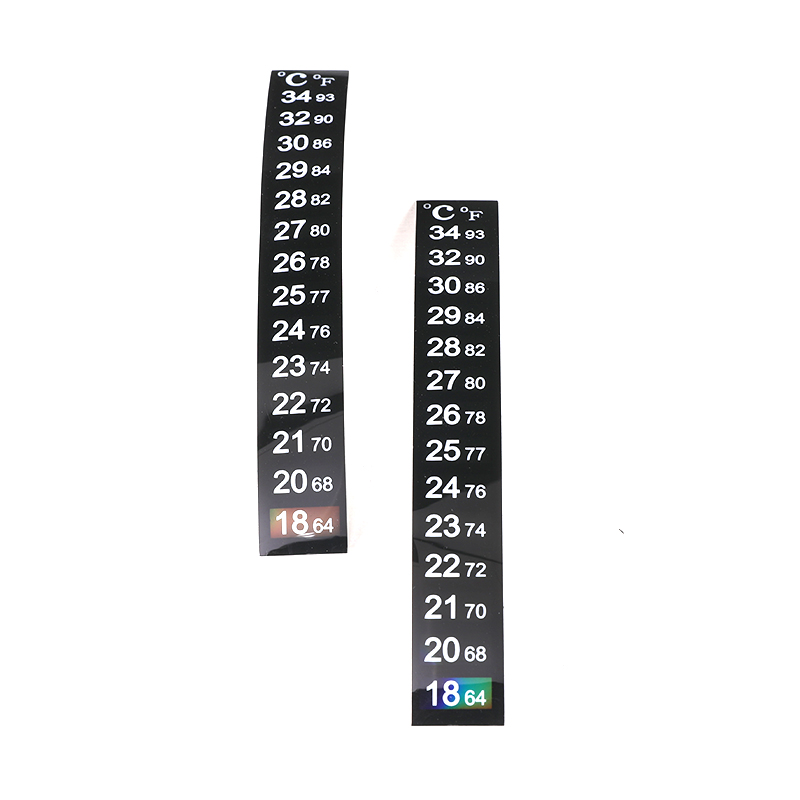  Liquid Crystal Vertical Aquarium Thermometer