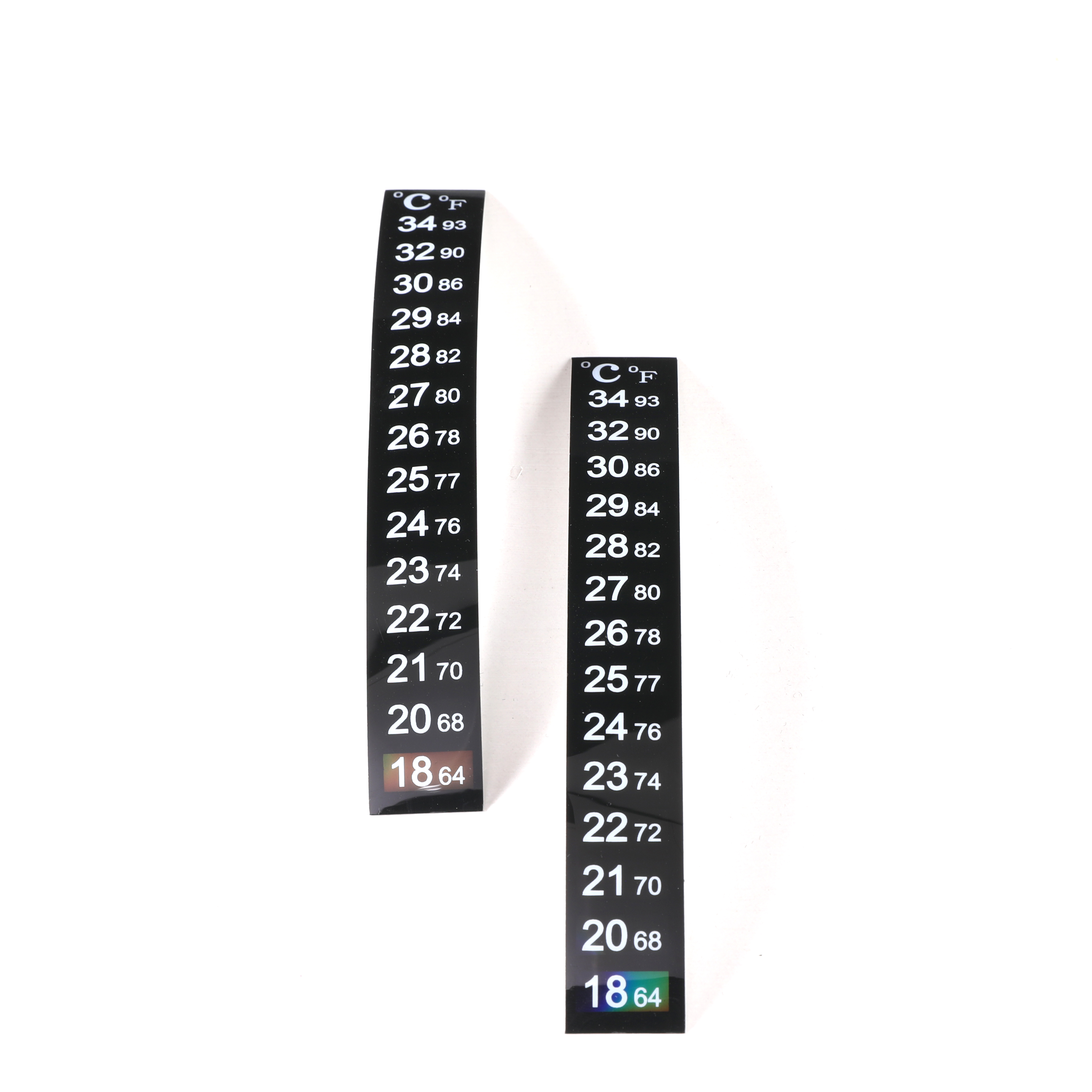  Liquid Crystal Vertical Aquarium Thermometer